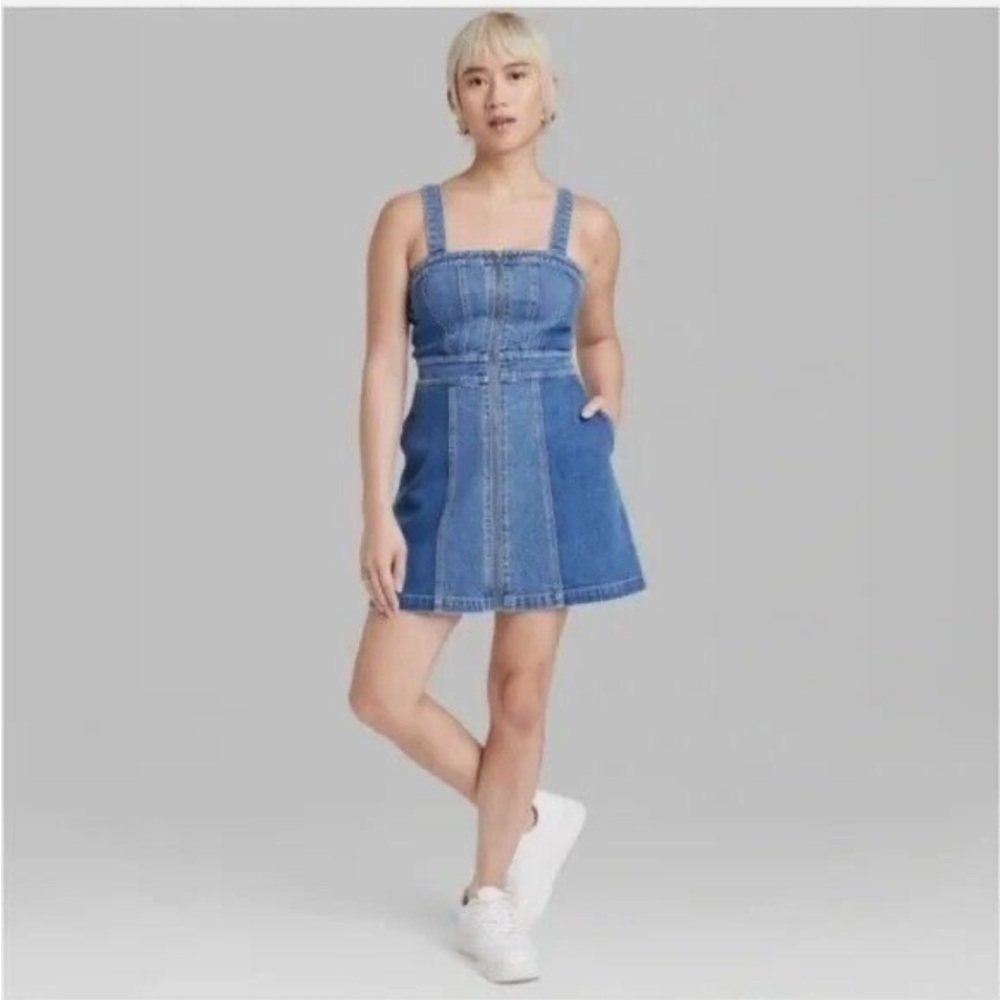 Wild Fable Medium Wash Denim Dress